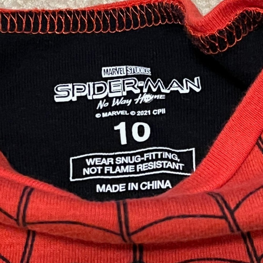 Marvel Spiderman No Way Home Boys Pajama Pants Set - Size 10 - Picture 3 of 6